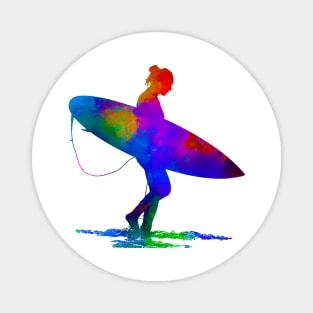 Surf Splash Girl Magnet